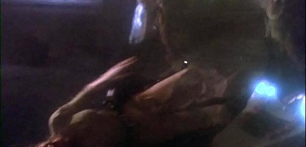  Worm Sex Scene From Galaxy Of Terror  The giant worm loved and impregnated the female officer of the spaceship.